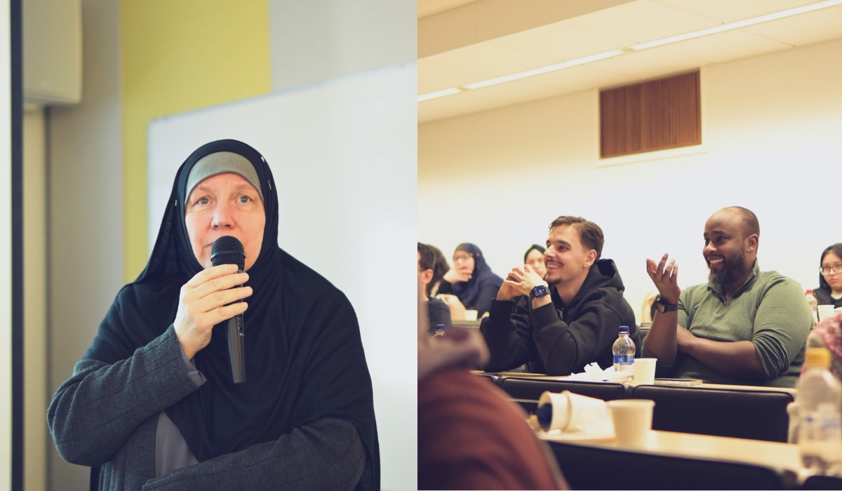 Attendees smiling at The Last Chapter Before Hereafter event
