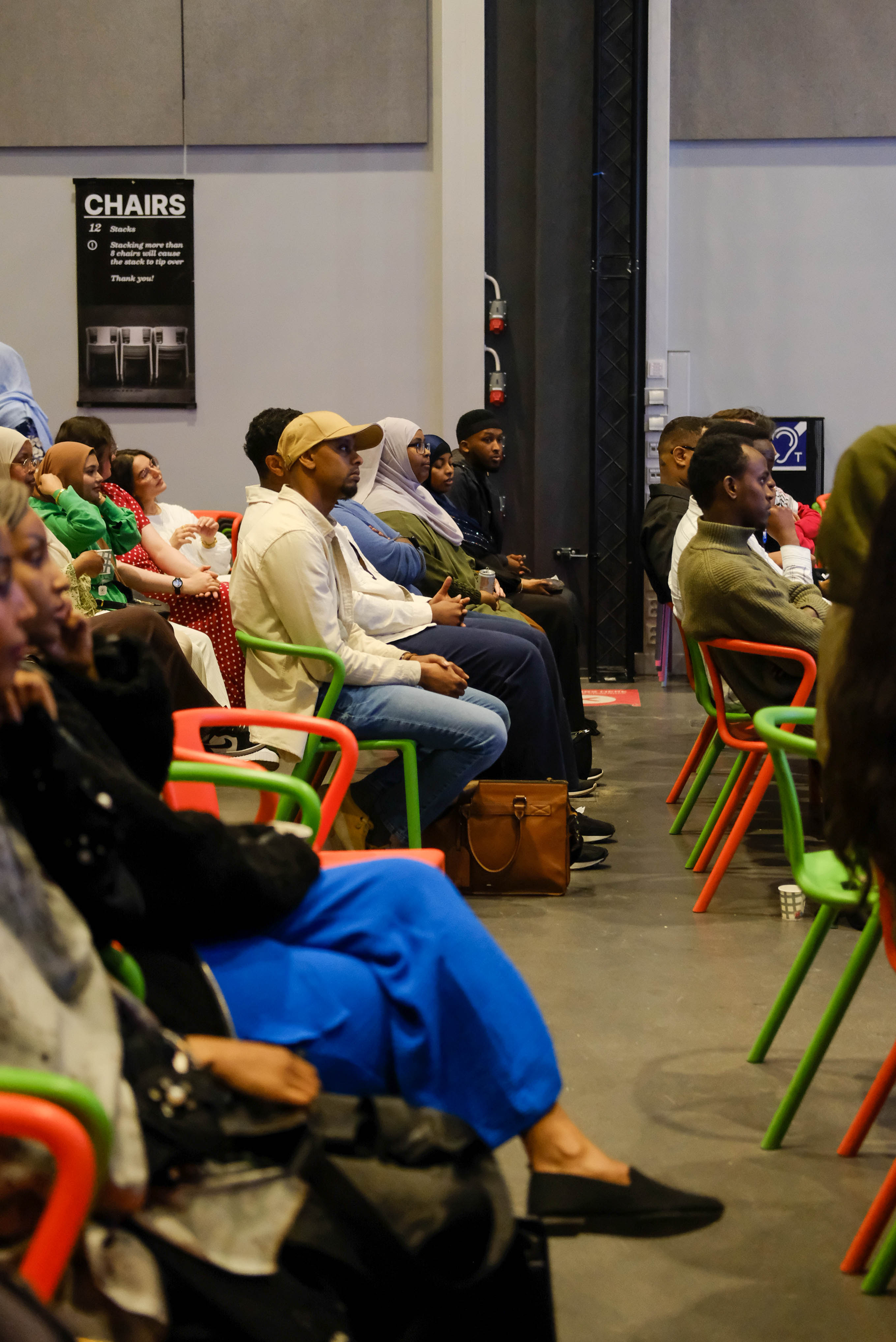 Audience listening during Startups and Founders event